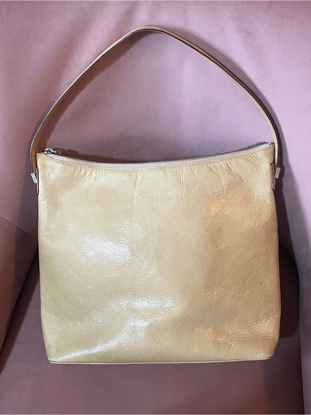 kate spade tan leather shoulder bag